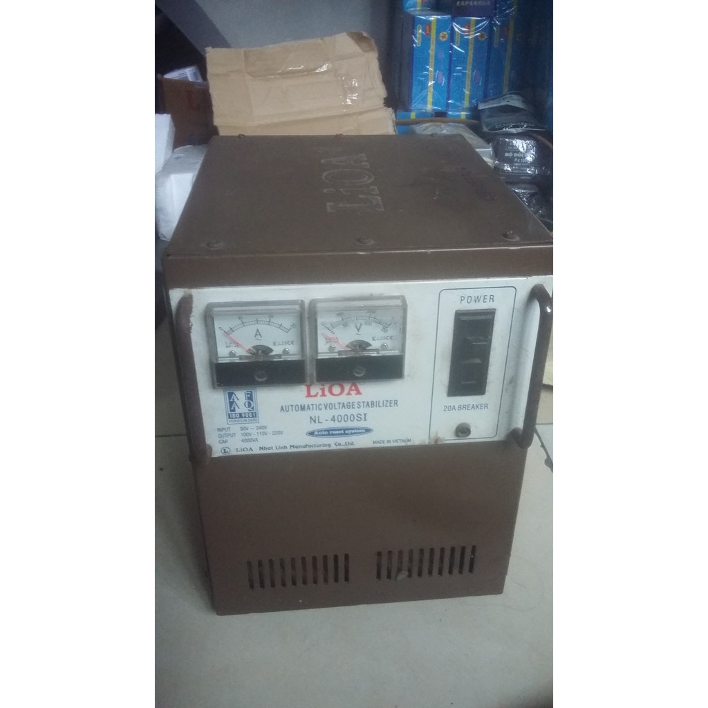 Ônr áp 4 KW LIOA  hàng cũ điên áp đầu vào 90 vôn đến 250 vôn