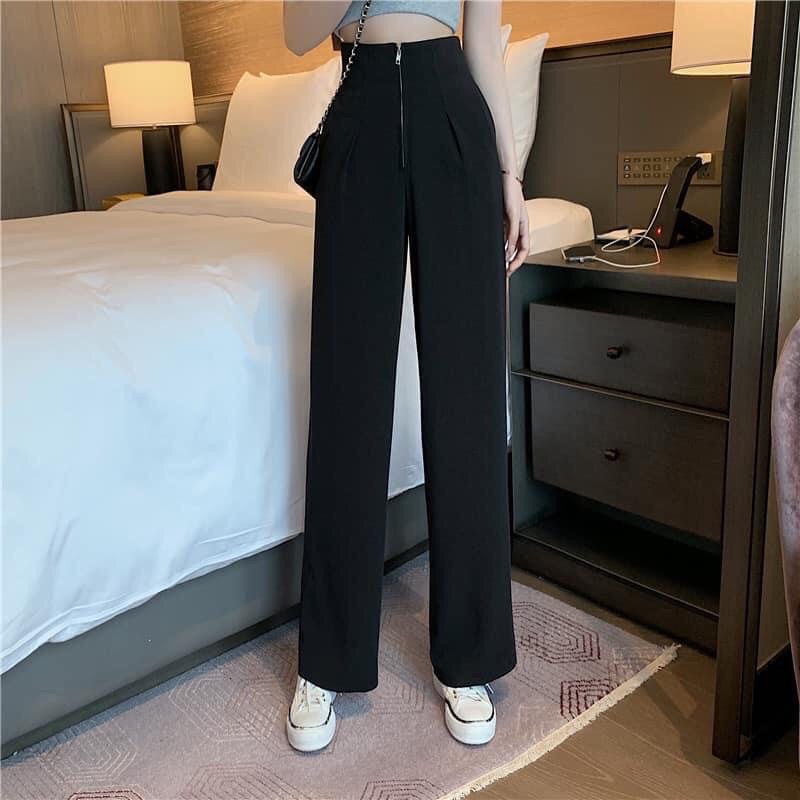 quần suông dây kéo xinh 🥰❤️( kèm video + feedback khách hàng )