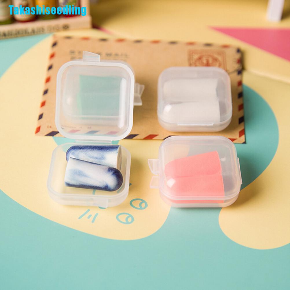 (Hàng Mới Về) 1 Cặp Nút Bịt Tai Hỗ Trợ Chống Ồn Tiện Lợi