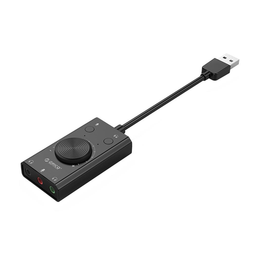 Card Âm Thanh Gắn Cổng USB thương hiệu Orico SC2 soundcard