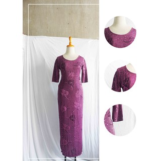 Đầm maxi tay lỡ trung niên Arley sang trọng cho mẹ