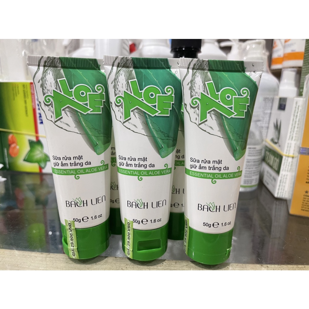 Sữa rửa mặt bạch liên ALOE. 50G