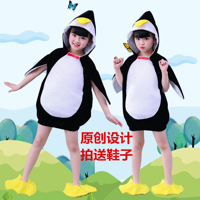 Bộ Đồ Hóa Trang Chim Cánh Cụt Hoạt Hình Đáng Yêu Cho Bé