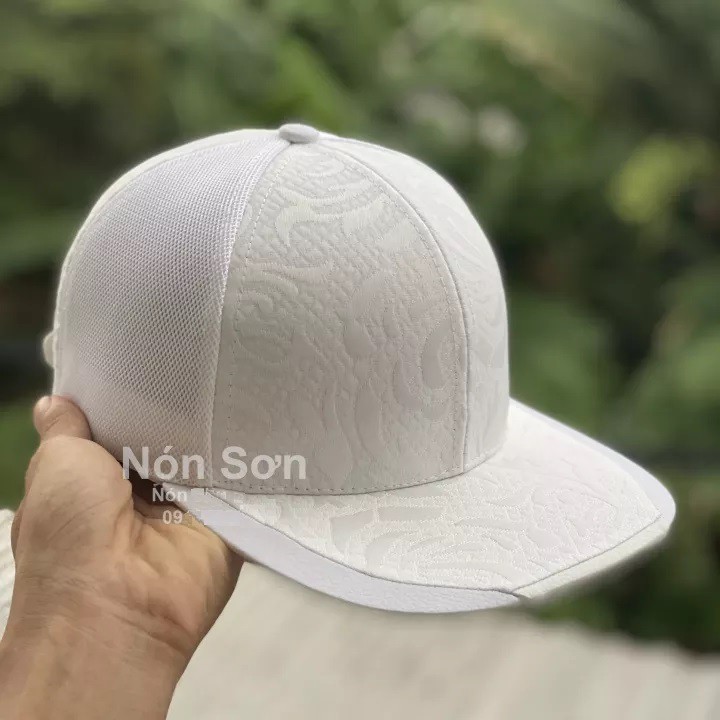 Nón Sơn nón Snapback - Nón Hiphop Nón Sơn - Mũ snapback hiphop nam nữ Xanh