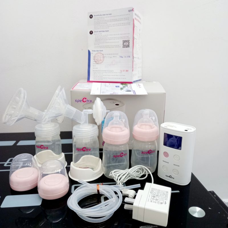 Thanh lý máy hút sữa đôi Spectra 9S, dùng điện / pin, có massage