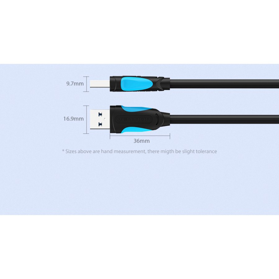 Dây cáp USB 3.0 2 đầu đực Vention dài 1.5m tốc độ 5Gbps