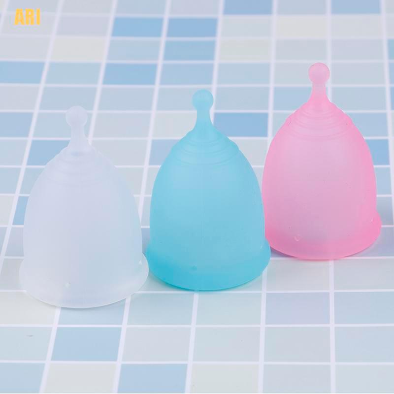 [Hàng mới về] Cốc nguyệt san silicone cấp y tế mềm mại tái sử dụng được kiểu dáng bán nguyệt dành cho nữ