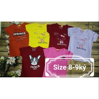 Combo sỉ ri áo cotton cho bé.
