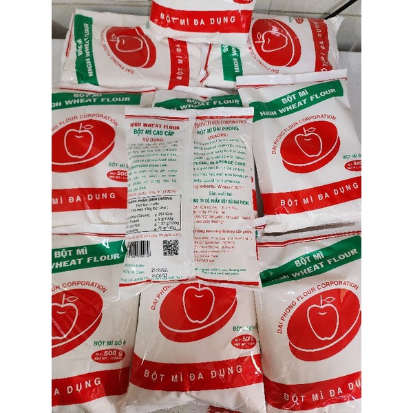 BỘT MÌ ĐA DỤNG HIỆU TÁO ĐỎ GÓI 500GR