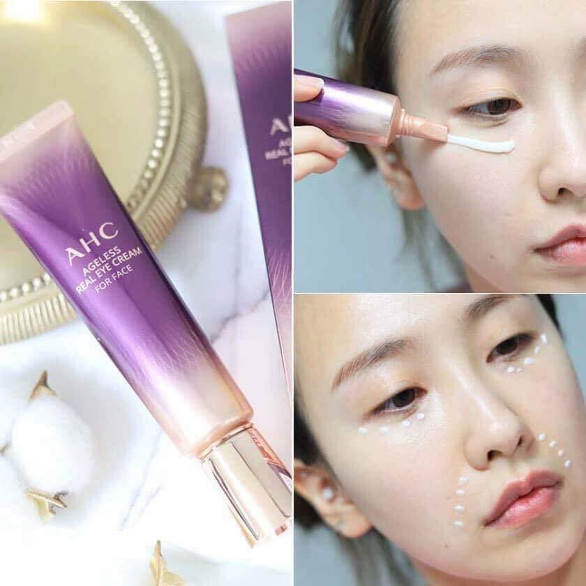 Kem mắt [Hết thâm quầng mắt 100%_Hàng Auth] Kem mắt AHC Ageless Real Eye Cream For Face [Hot New] | BigBuy360 - bigbuy360.vn