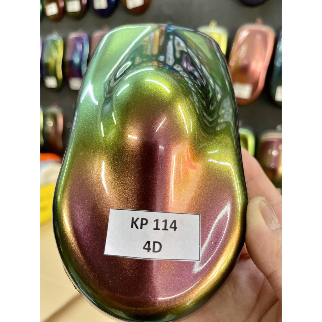 Sơn Màu 4D KP 114 (Sơn Oto Xe Máy) Đóng Chai 100g