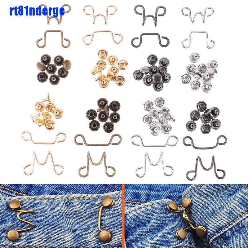 Nút Đóng Thắt Lưng Không Cần Đóng Đinh 27 / 32MM Tùy Chỉnh Tiện Dụng