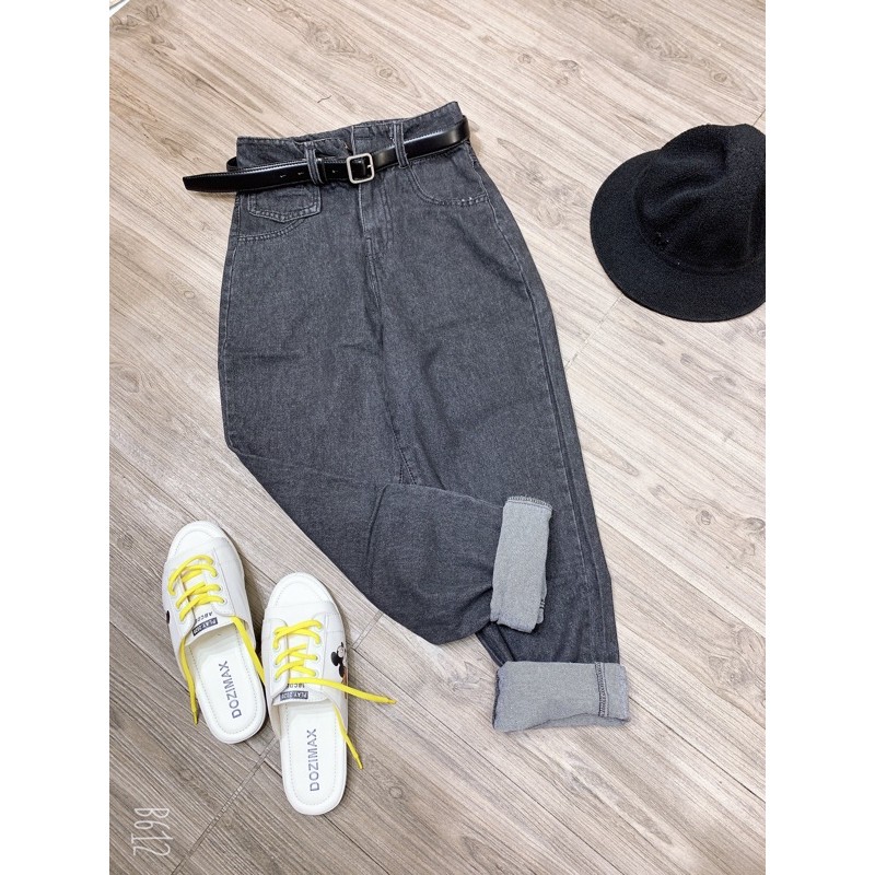 Quần bò boy nắp túi lưng siêu cao 2 khuy | BigBuy360 - bigbuy360.vn