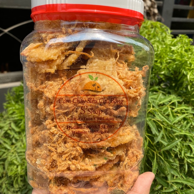 Cơm cháy mắm hành lắc chà bông siêu ngon 500g