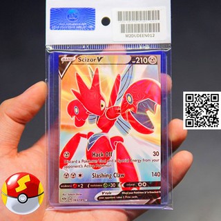 Card Scizor V Bài Pokémon TẶNG Sleeves bọc bài 1459 D1 4