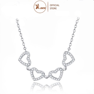 Dây chuyền hình trái tim đeo hai kiểu tuyệt đẹp, cá tính dành cho nữ ANTA Jewelry - ATJ 7032