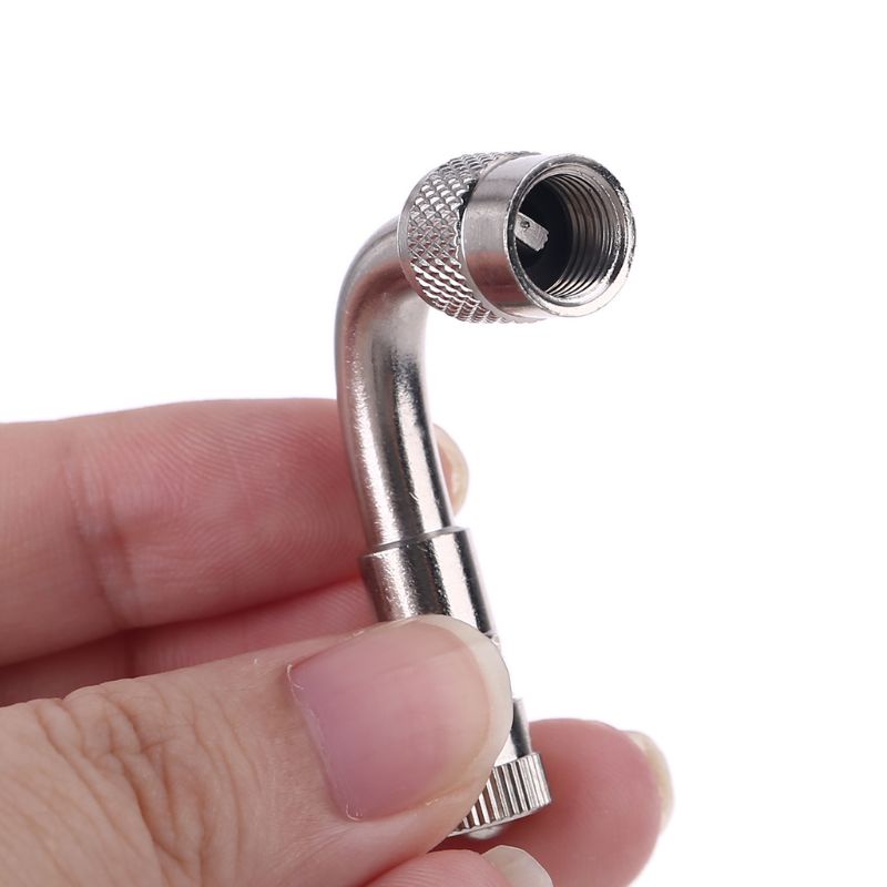 Ống Nối Dài Van Bánh Xe 90 Độ Cho Xe Hơi Xe Máy Xe Tải