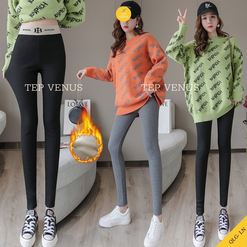 Quần Legging Nữ Lót Lông Cừu BB Siêu Ấm Tep Venus