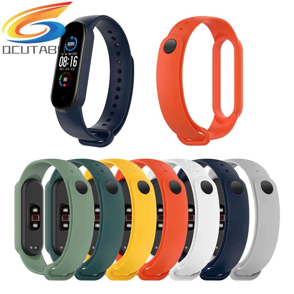 Dây Đeo Silicone Thay Thế Cho Đồng Hồ Thông Minh Mi Band 6 / 6 NFC / 5 / 5 NFC