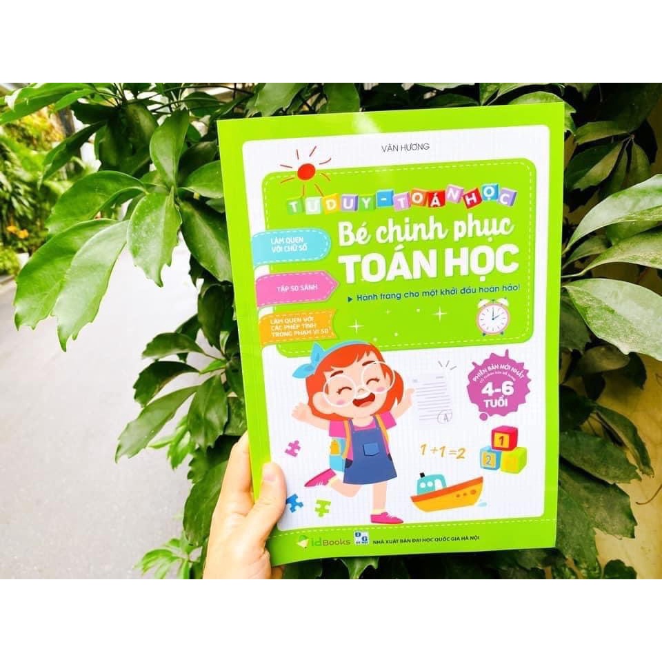 Combo tập đánh vần, luyện viết và toán tư duy- Hành trang bé vào lớp 1