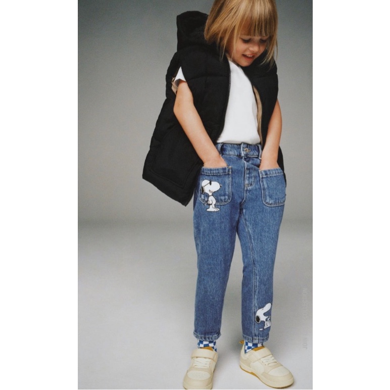 Quần bò z.r siêu đẹp, mềm mại unisex cho bé trai và bé gái từ 4-12tuổi