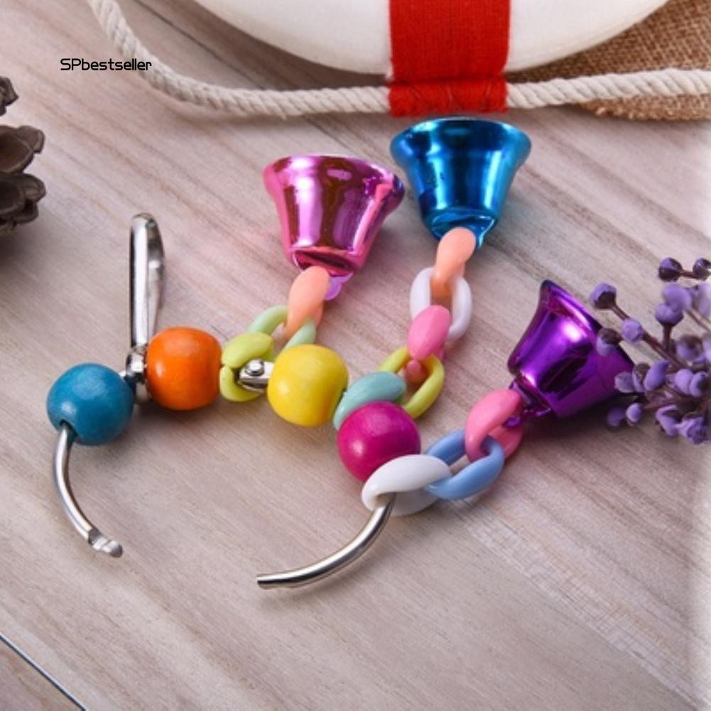 Đồ Chơi Dây Chuông Nhiều Màu Treo Lồng Chim Vẹt