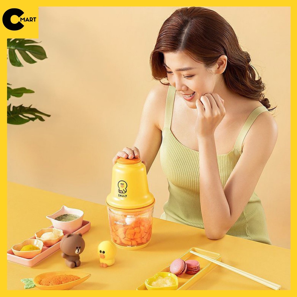 Máy Xay Sinh Tố Hoa Quả Ăn Dặm Mini Dung tích 0,6L JOYOUNG LINE FRIENDS S6-LA520XL [CMART_GIA DỤNG TIỆN ÍCH]