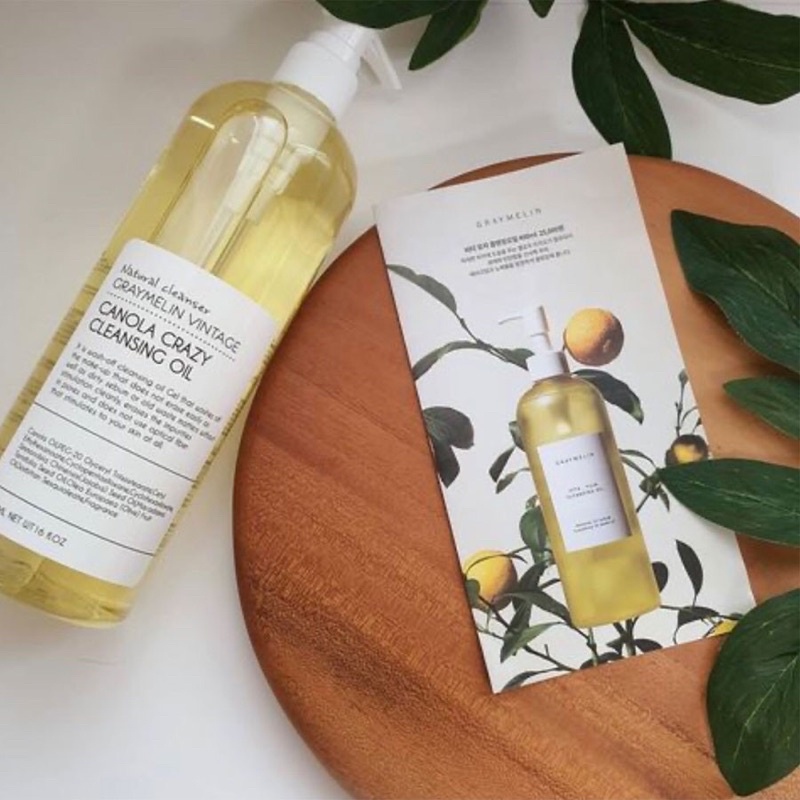 (CÓ BILL) DẦU TẨY TRANG Graymelin Canola Crazy Cleansing Oil