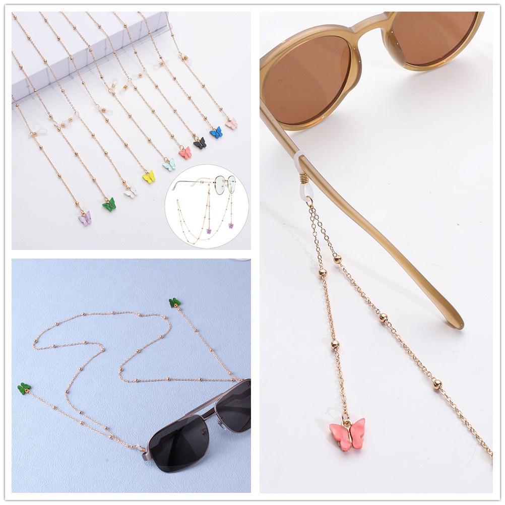 Dây Xích Treo Mắt Kính Hình Bướm Thời Trang