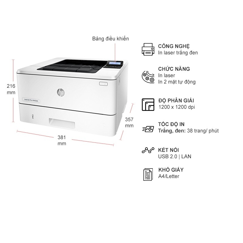 Máy In Laser HP LaserJet Pro M404DN - Hàng Nhập Khẩu Chính Hãng | BigBuy360 - bigbuy360.vn