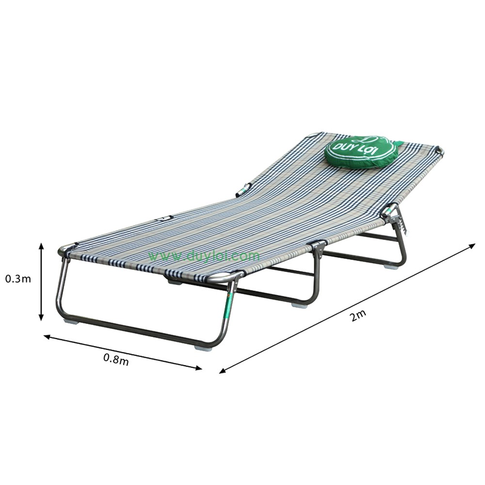Ghế - giường xếp DUY LỢI inox - cỡ đại