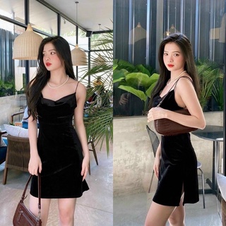 Đầm body dây hở lưng