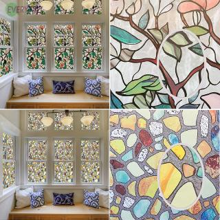 Sticker Dán Kính Chống Tĩnh Điện Bảo Vệ Cửa Sổ Phòng Khách / Phòng Tắm Kích Thước 45x100cm