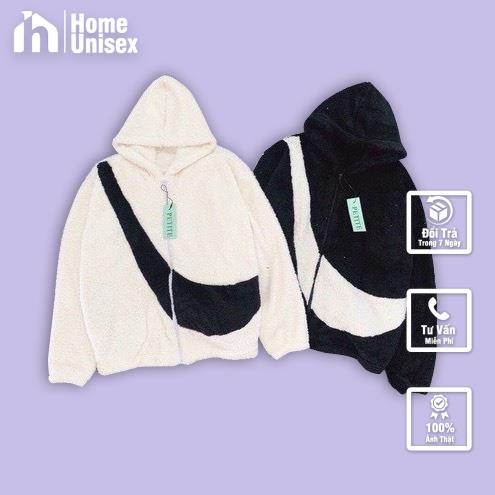 Áo khoác,áo lông cừu N!ke siêu dày ấm form rộng unisex cực hot