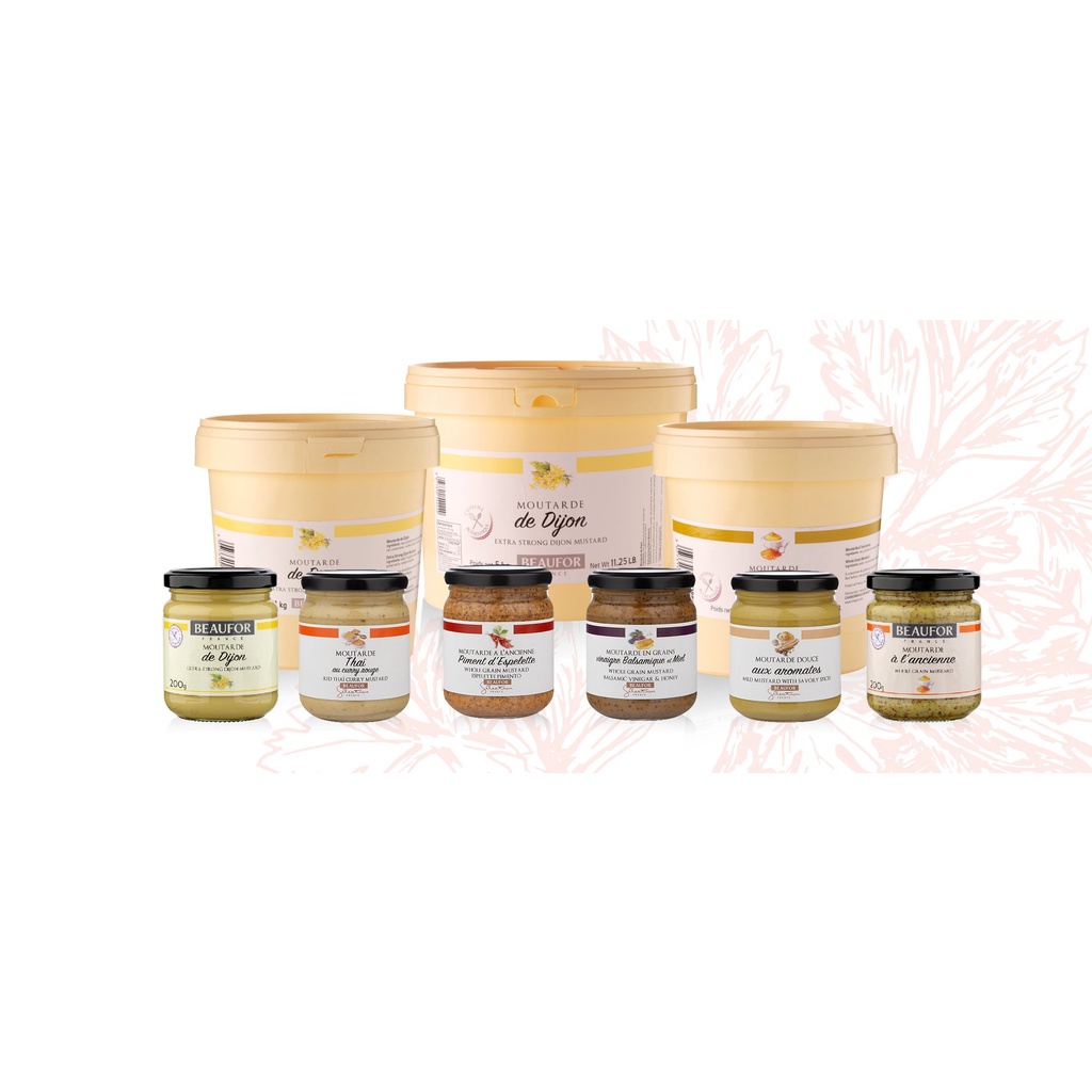 Beaufor - các sản phẩm mù tạc (mustard)