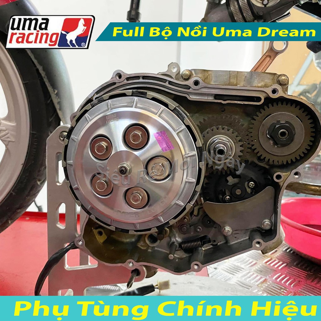 Combo nồi Uma Racing 5 lò xo, Bố nồi Uma Racing, Lá sắt Dream, Wave 100