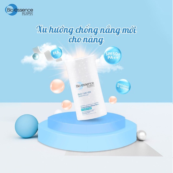 [HB Gift] Kem chống nắng dưỡng ẩm Bio-Essence Bio-Water B5 SPF50+ PA++ 40ml | BigBuy360 - bigbuy360.vn