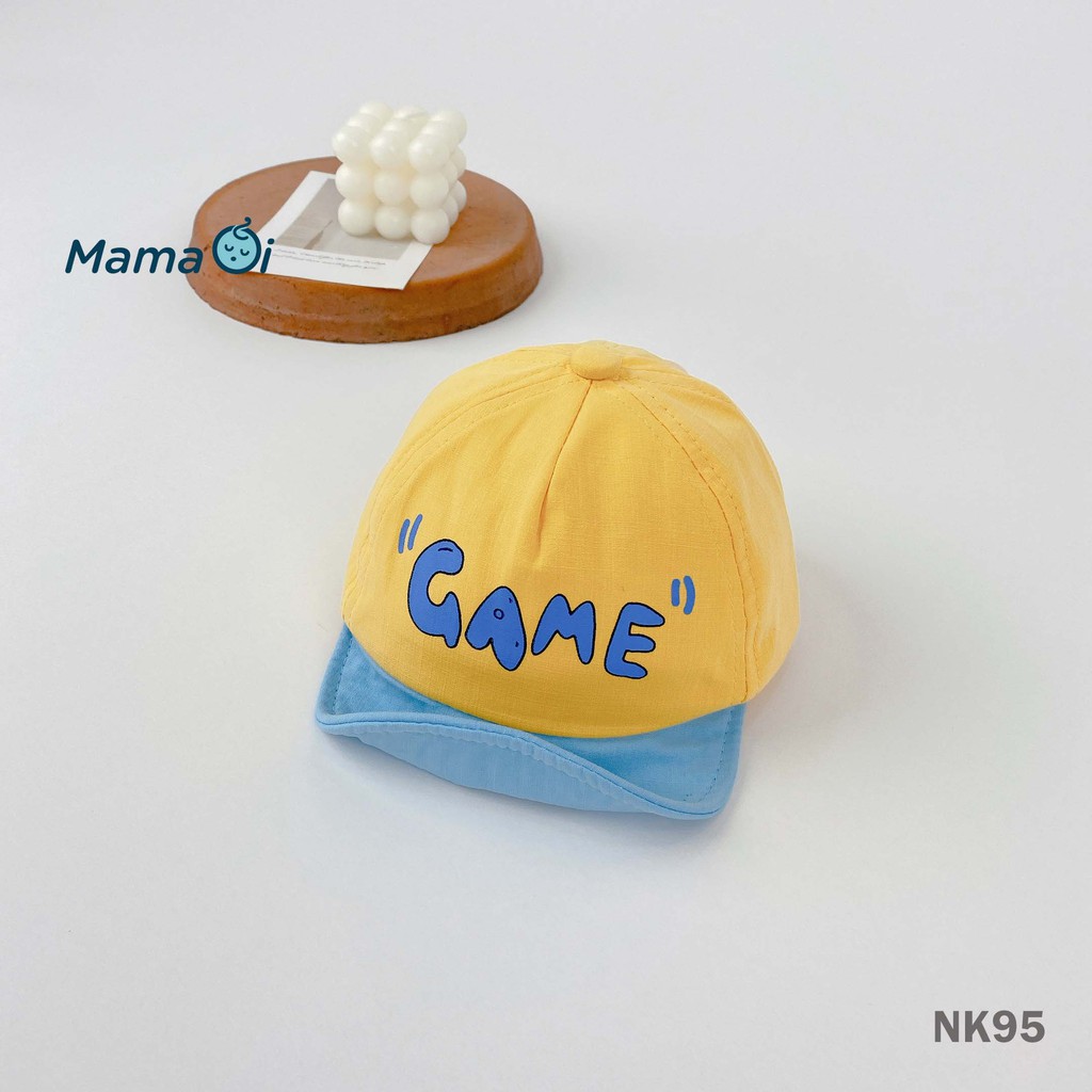 NK95 Nón kết cho bé nón lưỡi trai mềm nhẹ thoáng mồ hôi form 5-16 tháng đội đi chơi của Mama ƠI - Thời trang cho bé