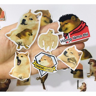 sticker hình chó cheems