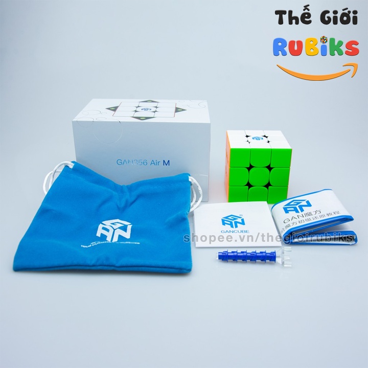 Rubik 3x3 GAN 356 Air M Có Nam Châm &amp; GAN Air Master Bản 2019 Core IPG v5.