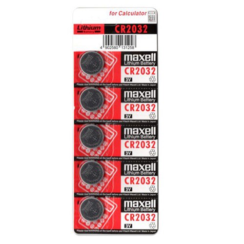 Vĩ 5 viên pin Maxell dòng cao cấp CR2032