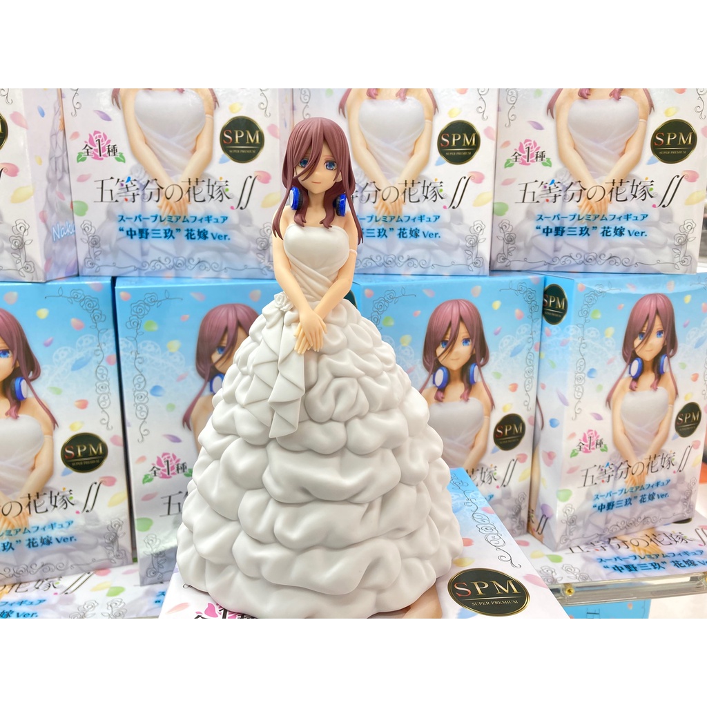 Mô hình chính hãng MIKU, NINO, ITSUKI, ICHIKA, YOTSUBA  NAKANO - Anime Five Equal Brides - hãng SEGA SPM