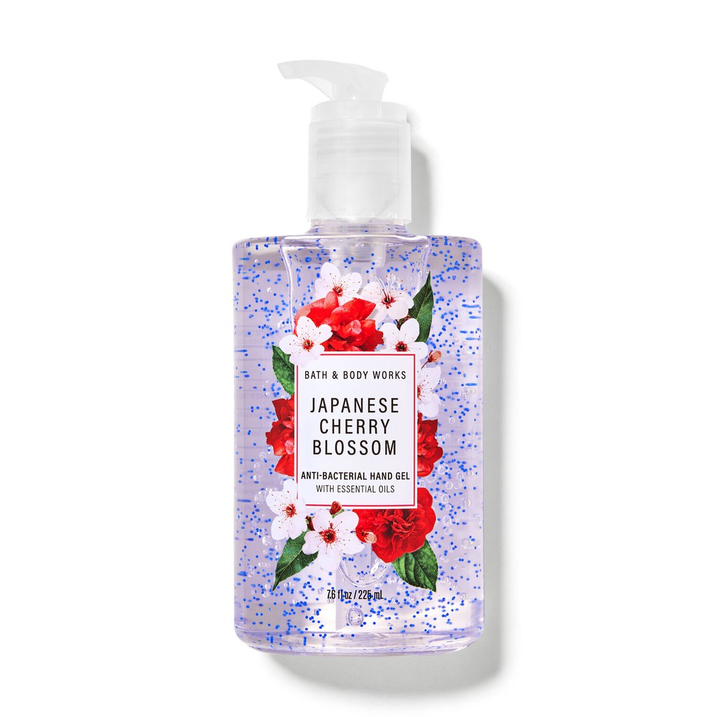 Gel rửa tay khô diệt khuẩn Bath &amp; Body Works Hand Sanitizer Japanese Cherry Blossom 225ml (Mỹ)