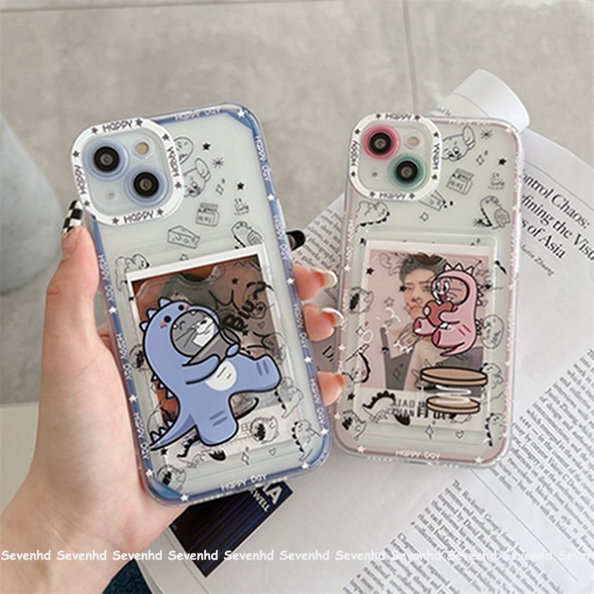 Ốp Điện Thoại Mềm Trong Suốt Có Ngăn Đựng Thẻ Cho iPhone 14 13 12 11 Pro Max X XR Xs Max 8 7 6 6s Plus SE 2020