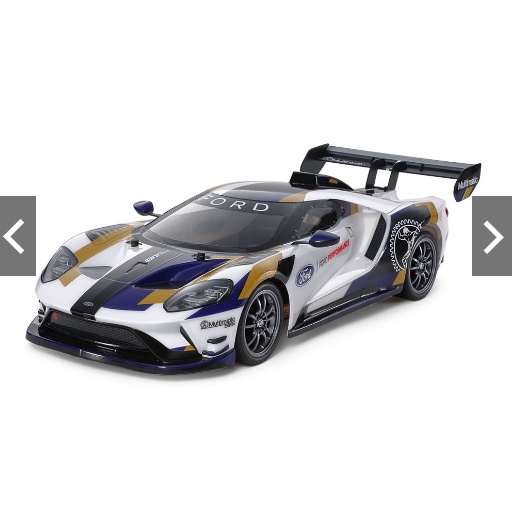 Mô hình xe ô tô điều khiển từ xa 1/10 SCALE R/C 4WD HIGH PERFORMANCE RACING CAR 2020 FORD GT Mk II  58689 TAMIYA