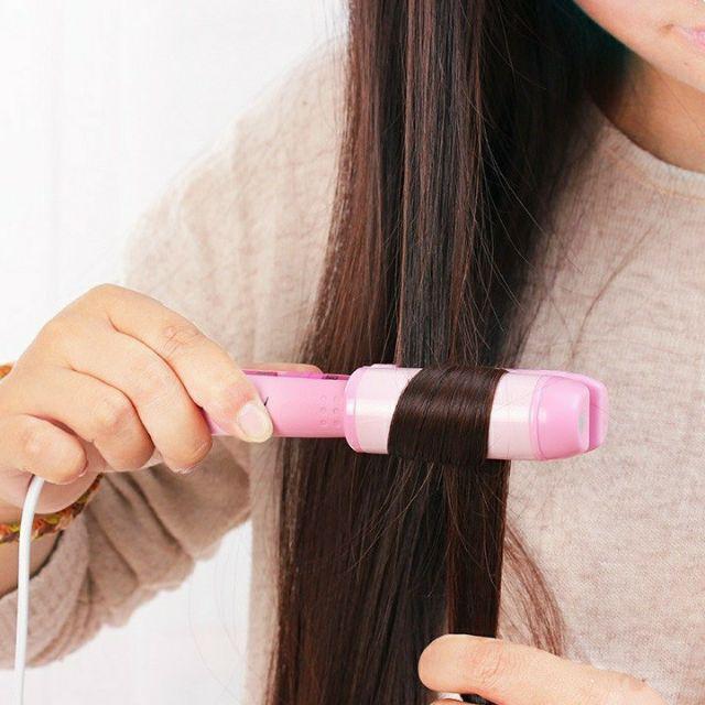 Máy Làm Tóc Mini hình trái cây xinh xắn ( làm xoăn ,là)