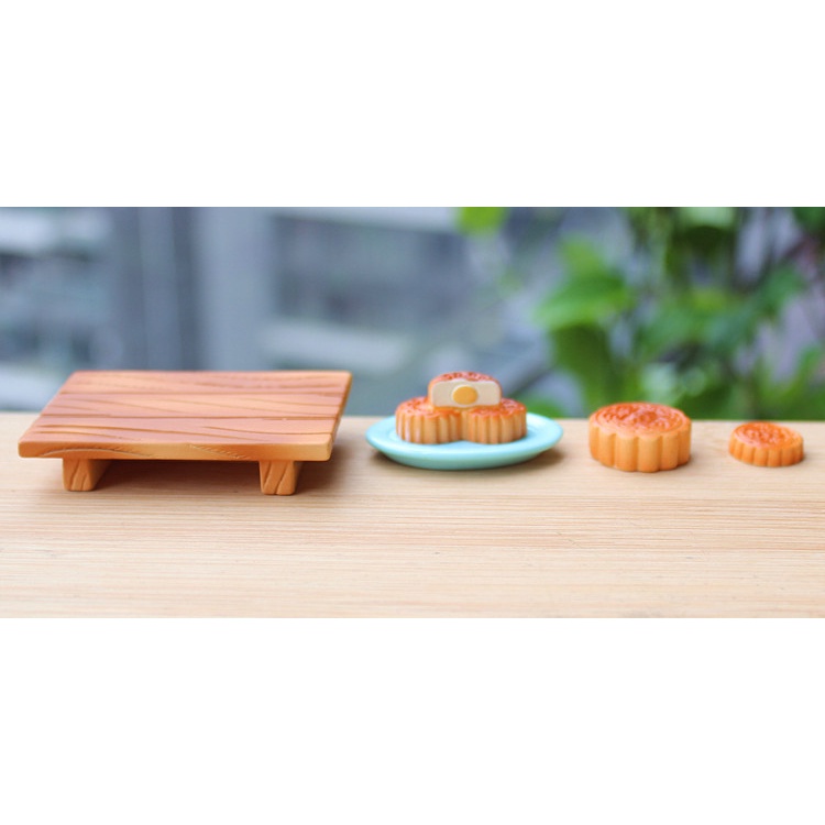 Mô Hình Thỏ Bánh Trung Thu Bằng Nhựa Resin Sáng Tạo Phong Cách Trung Quốc Truyền Thống Trung Quốc