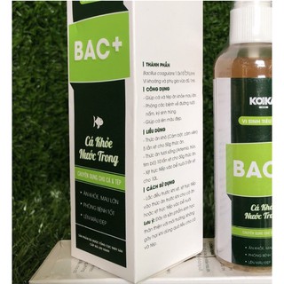 Men vi sinh tiêu hóa cho cá BAC +