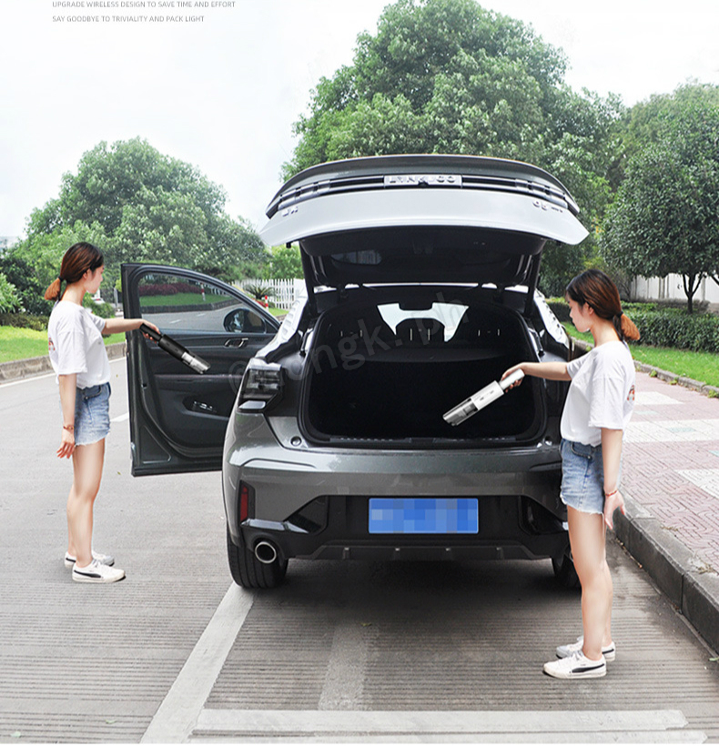 Máy hút bụi cầm tay lực mạnh thiết kế tiện lợi dùng vệ sinh xe hơi / nhà cửa | BigBuy360 - bigbuy360.vn