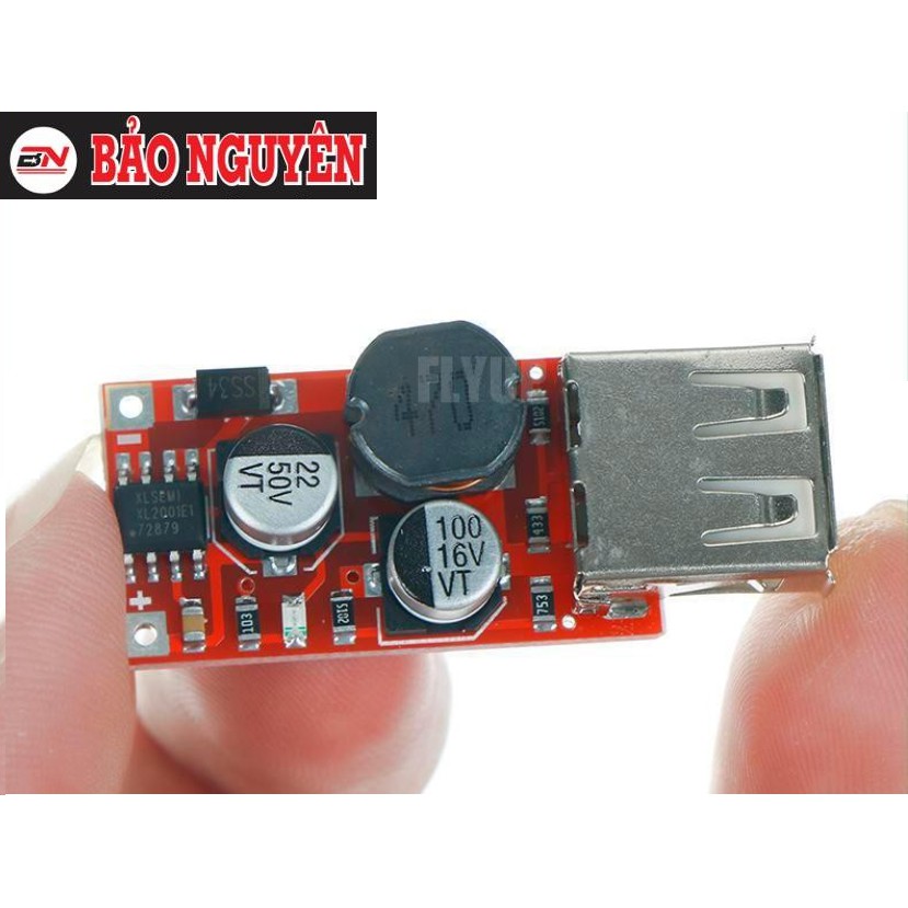 BN. Module Nguồn Hạ Áp Có Cổng USB Sạc Điện Thoại 5V 3A